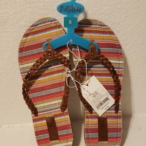 Mad Love braided sandals NWT